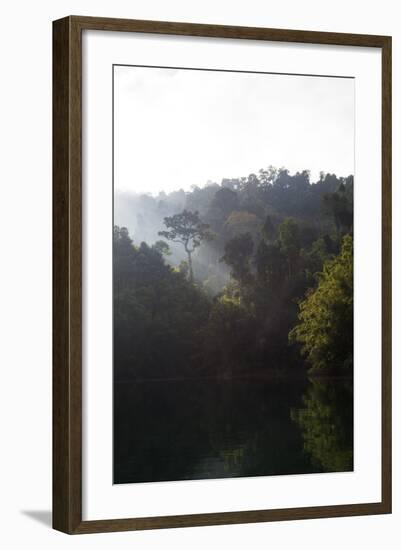 Ratchaprapa Reservoir, Khao Sok National Park, Surat Thani Province, Thailand, Southeast Asia, Asia-Christian Kober-Framed Photographic Print