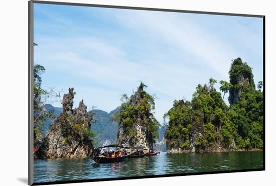 Ratchaprapa Reservoir, Khao Sok National Park, Surat Thani Province, Thailand, Southeast Asia, Asia-Christian Kober-Mounted Photographic Print