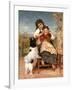 Rate mal (Guess Again)-Sophie Anderson-Framed Giclee Print