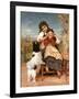 Rate mal (Guess Again)-Sophie Anderson-Framed Giclee Print