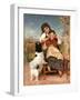 Rate mal (Guess Again)-Sophie Anderson-Framed Giclee Print