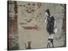 Ratgirl-Banksy-Stretched Canvas