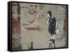 Ratgirl-Banksy-Framed Stretched Canvas