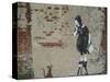 Ratgirl-Banksy-Stretched Canvas