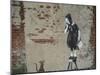 Ratgirl-Banksy-Mounted Premium Giclee Print