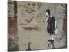 Ratgirl-Banksy-Stretched Canvas