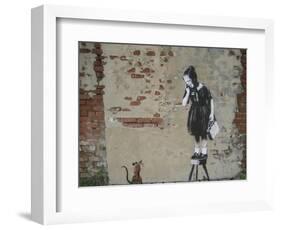 Ratgirl-Banksy-Framed Giclee Print