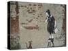 Ratgirl-Banksy-Stretched Canvas