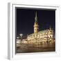 Rathaus (city hall) at Rathausmarkt place, Hamburg, Hanseatic City, Germany, Europe-Markus Lange-Framed Photographic Print