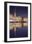 Rathaus (city hall) reflecting at Kleine Alster Lake, Hamburg, Hanseatic City, Germany, Europe-Markus Lange-Framed Photographic Print