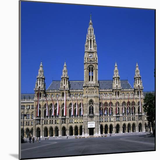 Rathaus (Gothic Town Hall), UNESCO World Heritage Site, Vienna, Austria, Europe-Stuart Black-Mounted Photographic Print