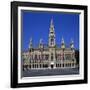 Rathaus (Gothic Town Hall), UNESCO World Heritage Site, Vienna, Austria, Europe-Stuart Black-Framed Photographic Print