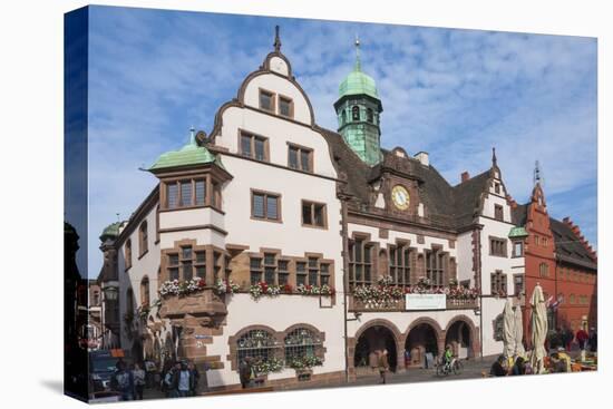 Rathaus, Rathausplatz, Freiburg im Breisgau, Black Forest, Baden-Wurttemberg, Germany, Europe-James Emmerson-Stretched Canvas