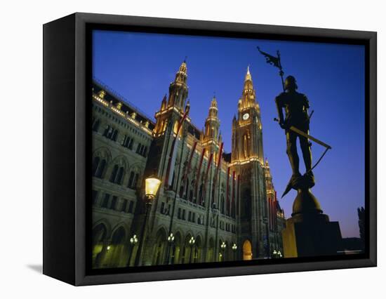 Rathaus (Town Hall), Vienna, Austria, Europe-Gavin Hellier-Framed Stretched Canvas