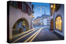 Rathausplatz, Thun, Jungfrau region, Bernese Oberland, Swiss Alps, Switzerland, Europe-Frank Fell-Stretched Canvas