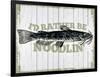 Rather be Noodlin'-null-Framed Giclee Print