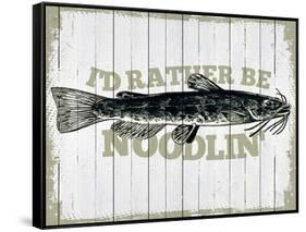 Rather be Noodlin'-null-Framed Stretched Canvas