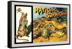 Raticide Burnichon, c.1888-Théophile Alexandre Steinlen-Framed Stretched Canvas