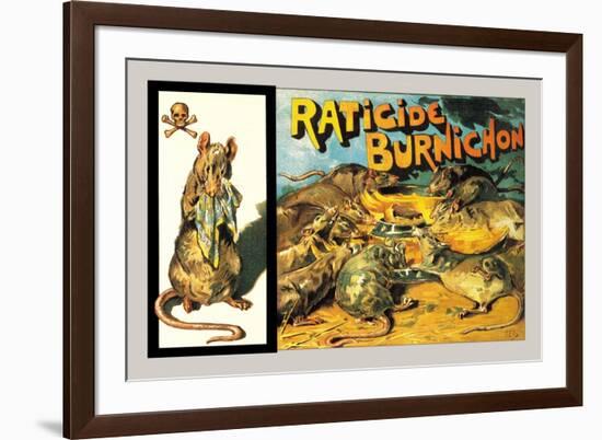 Raticide Burnichon, c.1888-Théophile Alexandre Steinlen-Framed Art Print