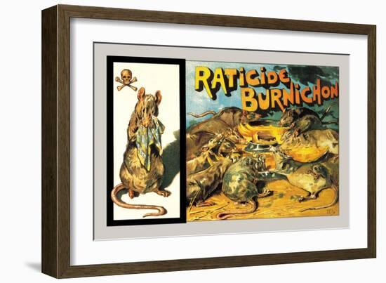 Raticide Burnichon, c.1888-Théophile Alexandre Steinlen-Framed Art Print