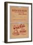 Ration Book Envelope Advertising 'Viota' Table Delight, 1940-45-null-Framed Giclee Print