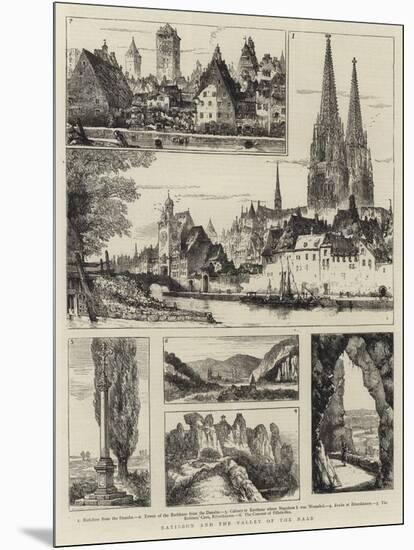 Ratisbon and the Valley of the Naab-null-Mounted Giclee Print