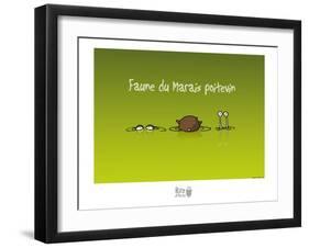 Rats d'marais - Faune poitevine-Sylvain Bichicchi-Framed Art Print