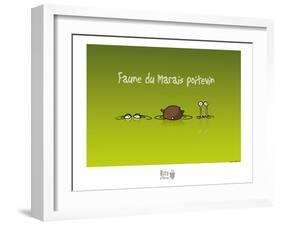 Rats d'marais - Faune poitevine-Sylvain Bichicchi-Framed Art Print