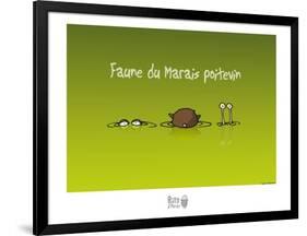 Rats d'marais - Faune poitevine-Sylvain Bichicchi-Framed Art Print