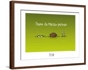 Rats d'marais - Faune poitevine-Sylvain Bichicchi-Framed Art Print