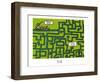 Rats d'marais - Labyrinthe poitevin-Sylvain Bichicchi-Framed Art Print