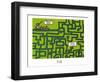 Rats d'marais - Labyrinthe poitevin-Sylvain Bichicchi-Framed Art Print