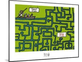 Rats d'marais - Labyrinthe poitevin-Sylvain Bichicchi-Mounted Art Print