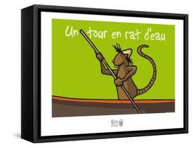 Rats d'marais - Un tour en rat d'eau-Sylvain Bichicchi-Framed Stretched Canvas