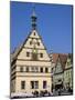 Ratstrinkstube and Town Houses, Marktplatz, Rothenburg Ob Der Tauber, Germany-Gary Cook-Mounted Photographic Print