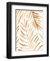 Rattan Leaves II-Victoria Borges-Framed Art Print