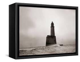 Rattray Head Lighthouse Scotland, December 1943-null-Framed Stretched Canvas