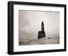 Rattray Head Lighthouse Scotland, December 1943-null-Framed Photographic Print
