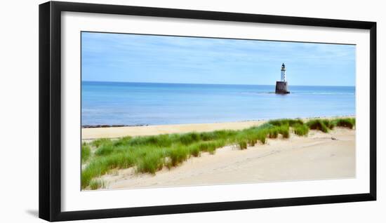 Rattray Lighthouse, Aberdeenshire, Scotland, United Kingdom, Europe-Karen McDonald-Framed Photographic Print