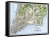 Ratzer Map of New York City, 1767-null-Framed Stretched Canvas