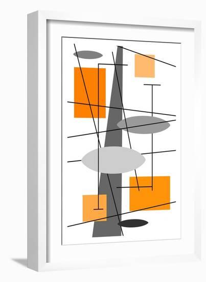 Rauth in Orange-Tonya Newton-Framed Art Print