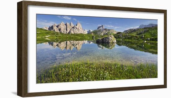 Rautkofel, Schwalbenkofel, Langalm, South Tyrol, the Dolomites Mountains, Italy-Rainer Mirau-Framed Photographic Print