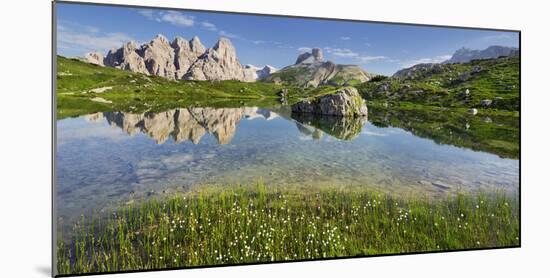 Rautkofel, Schwalbenkofel, Langalm, South Tyrol, the Dolomites Mountains, Italy-Rainer Mirau-Mounted Photographic Print