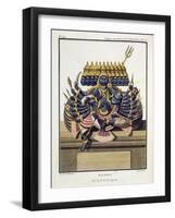 Ravana, Demon King of Ceylon, from 'Voyage Aux Indes Et a La Chine' by Pierre Sonnerat-Pierre Sonnerat-Framed Giclee Print