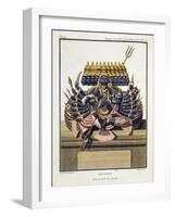 Ravana, Demon King of Ceylon, from 'Voyage Aux Indes Et a La Chine' by Pierre Sonnerat-Pierre Sonnerat-Framed Giclee Print