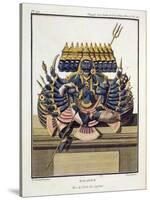 Ravana, Demon King of Ceylon, from 'Voyage Aux Indes Et a La Chine' by Pierre Sonnerat-Pierre Sonnerat-Stretched Canvas