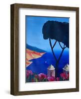 Ravello Salerno Italy View of Amalfi Coast from Vi-Markus Bleichner-Framed Art Print