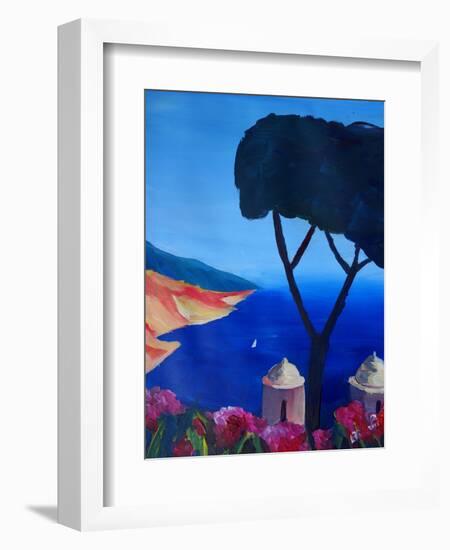 Ravello Salerno Italy View of Amalfi Coast from Vi-Markus Bleichner-Framed Art Print