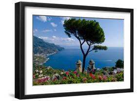Ravello Villa Rufolo Amalfi Coast-Charles Bowman-Framed Premium Photographic Print