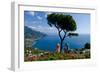 Ravello Villa Rufolo Amalfi Coast-Charles Bowman-Framed Premium Photographic Print